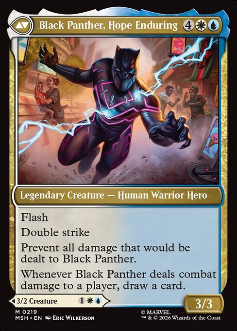 King T'Challa // Black Panther, Hope Enduring (cara trasera)