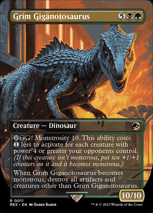 Giganotosaurio siniestro