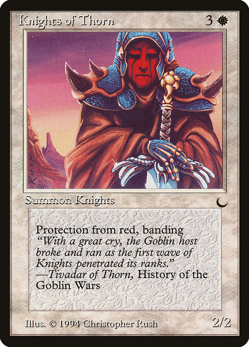Carta Knights of Thorn — The Dark · DRK · #11