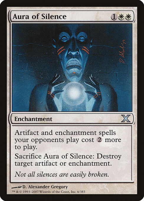 Carta Aura de silencio — Tenth Edition · 10E · #6