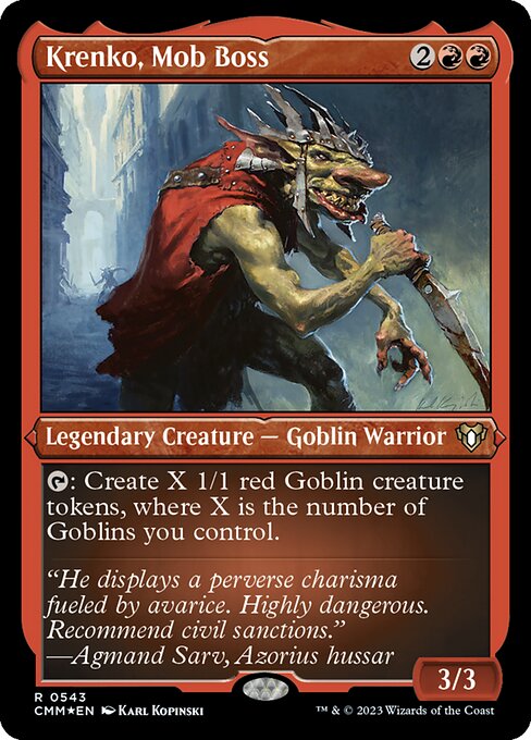 Krenko, jefe de turba — Commander Masters