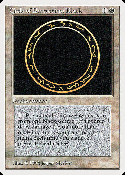 Círculo de protección: negro — Summer Magic / Edgar