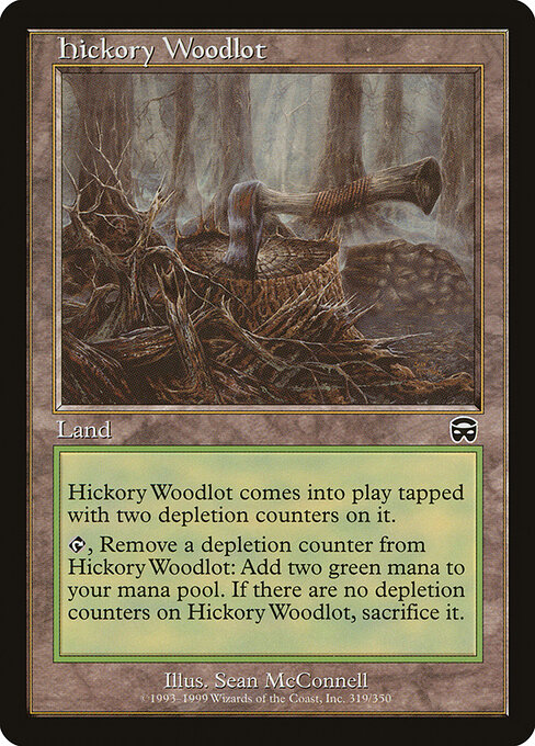 Carta Área de pacanas — Mercadian Masques · MMQ · #319