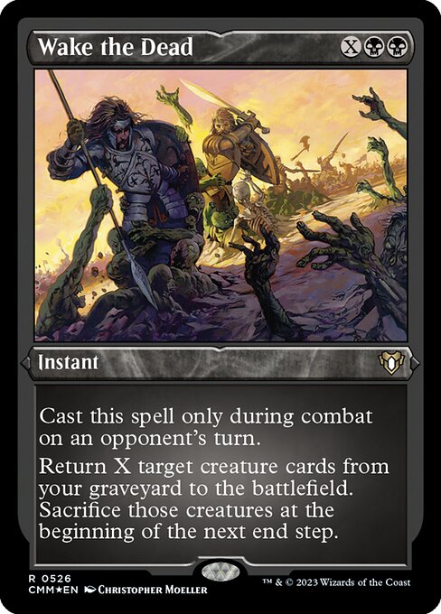 Carta Despertar a los muertos — Commander Masters · CMM · #526