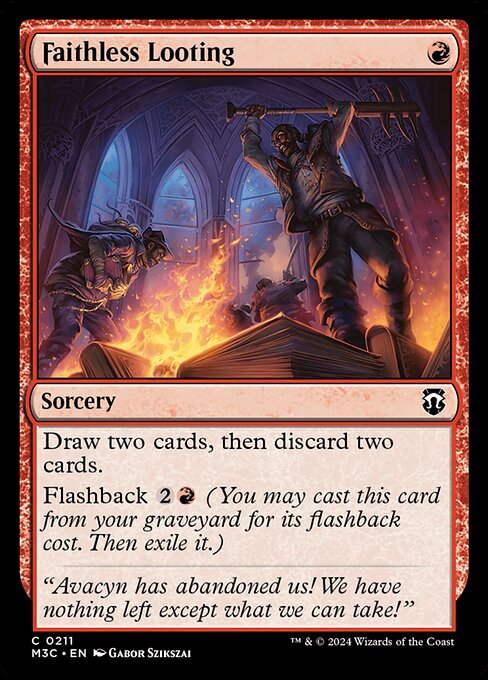 Carta Saqueo infiel — Modern Horizons 3 Commander · M3C · #211