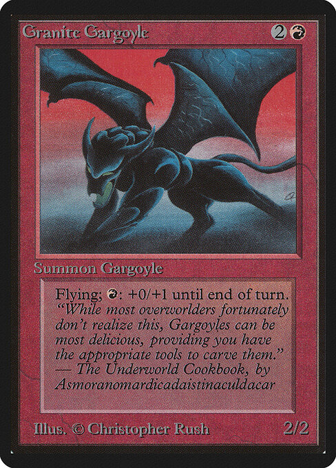 Granite Gargoyle — Limited Edition Beta