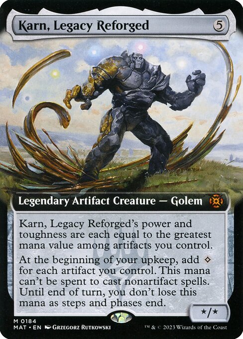 Carta Karn, legado reforjado — March of the Machine: The Aftermath · MAT · #184