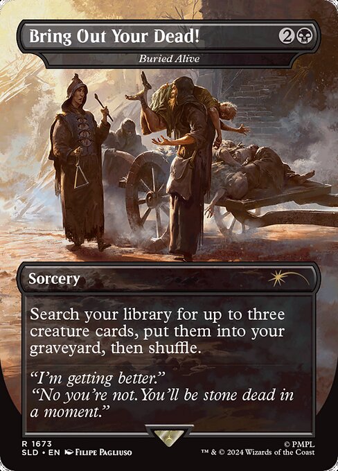 Carta Entierro en vida — Secret Lair Drop · SLD · #1673