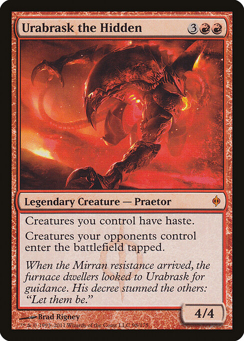 Carta Úrabrask el Oculto — New Phyrexia · NPH · #98