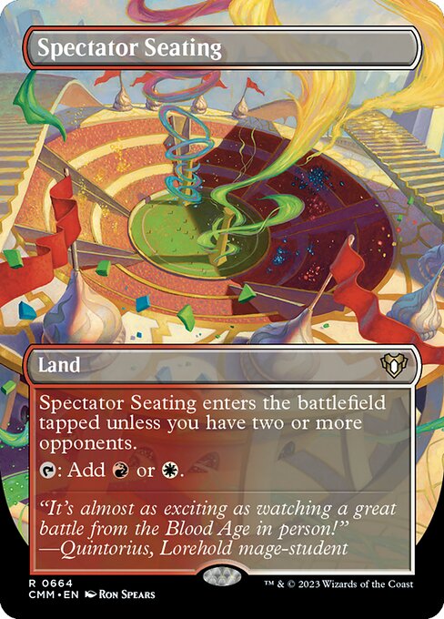 Grada de los espectadores — Commander Masters
