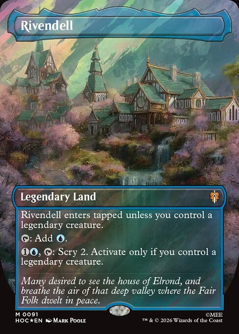 Carta Rivendel — The Hobbit Eternal · HOC · #91