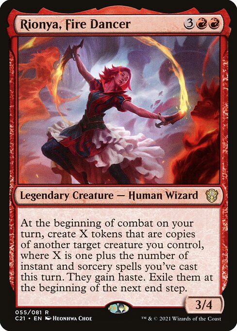 Rionya, bailarina de fuego