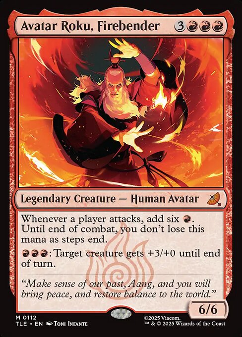 Avatar Roku, Firebender