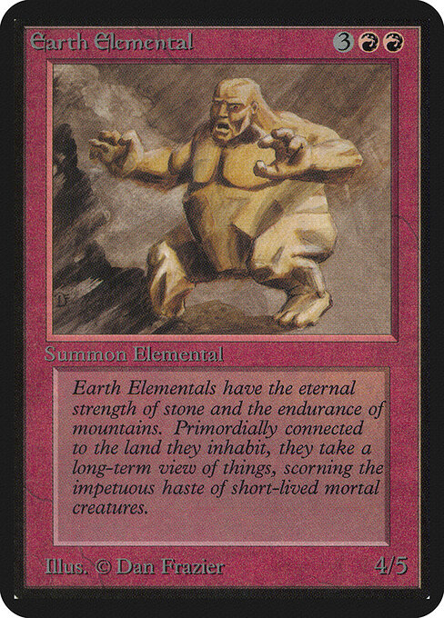 Elemental de tierra — Limited Edition Alpha