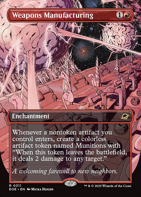 Carta Fabricación de armamento — Edge of Eternities · EOE · #311