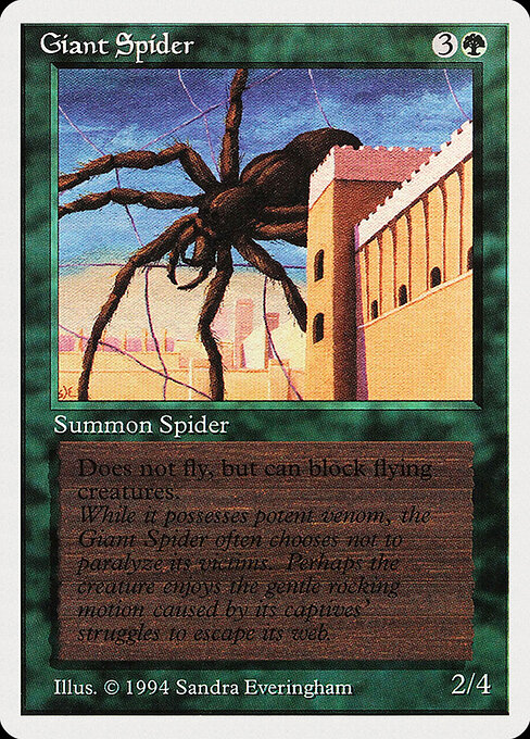 Carta Araña gigante — Summer Magic / Edgar · SUM · #200