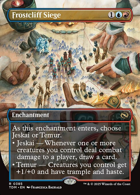 Carta Asedio al acantilado gélido — Tarkir: Dragonstorm · TDM · #385