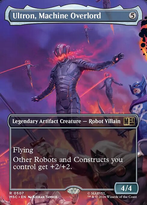 Carta Ultron, Machine Overlord — Marvel Super Heroes Commander · MSC · #507