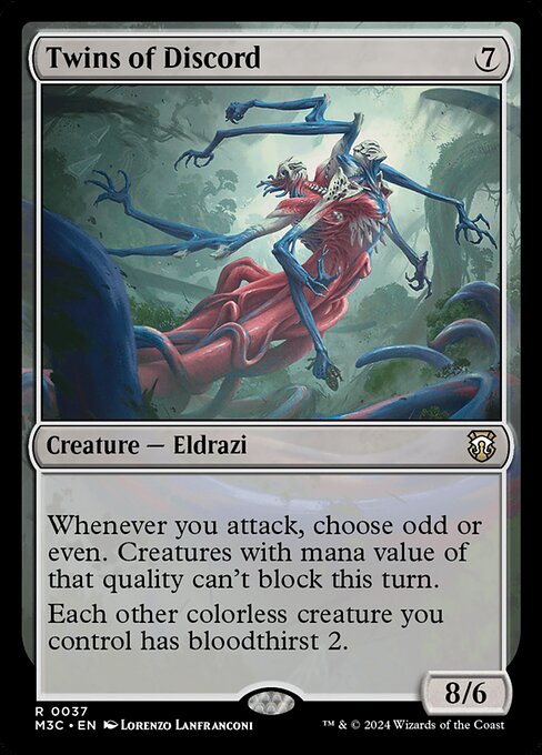 Carta Twins of Discord — Modern Horizons 3 Commander · M3C · #37