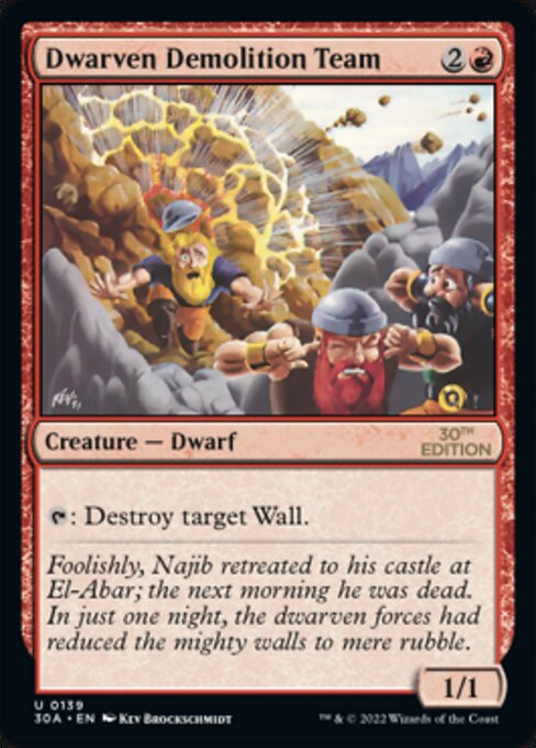 Equipo enano de demolición — 30th Anniversary Edition