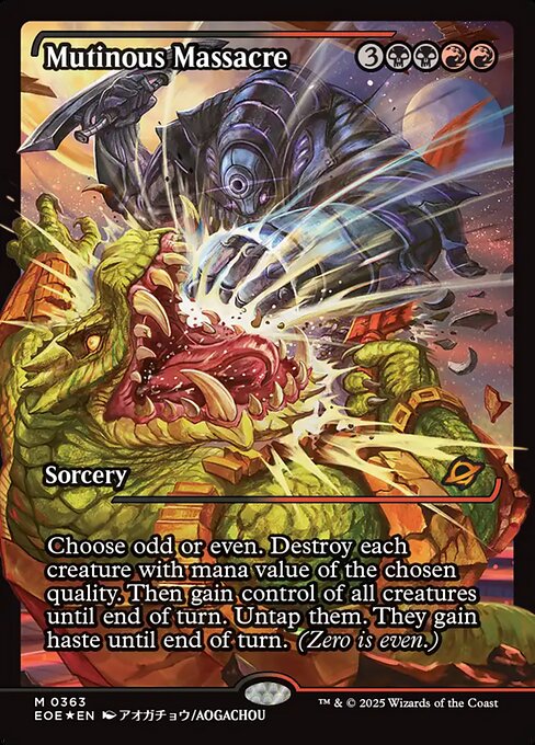 Carta Masacre soliviantada — Edge of Eternities · EOE · #363
