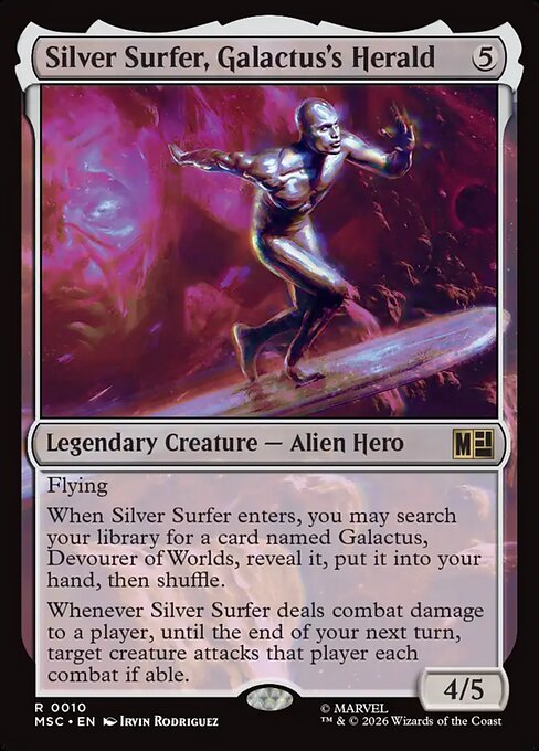 Estela Plateada, heraldo de Galactus — Marvel Super Heroes Commander
