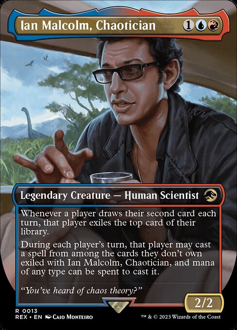 Ian Malcolm, especialista en caos
