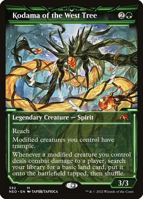 Kodama del árbol del oeste — Kamigawa: Neon Dynasty