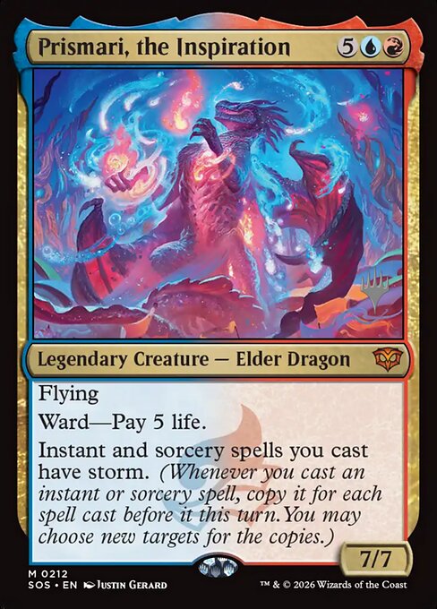 Prismari, el inspirador — Secrets of Strixhaven Promos