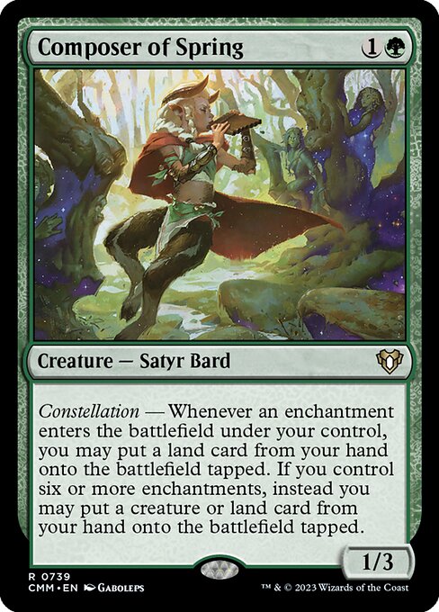 Carta Composer of Spring — Commander Masters · CMM · #739