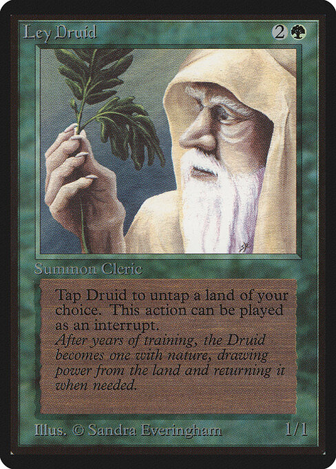 Carta Druida de Lei — Limited Edition Beta · LEB · #206