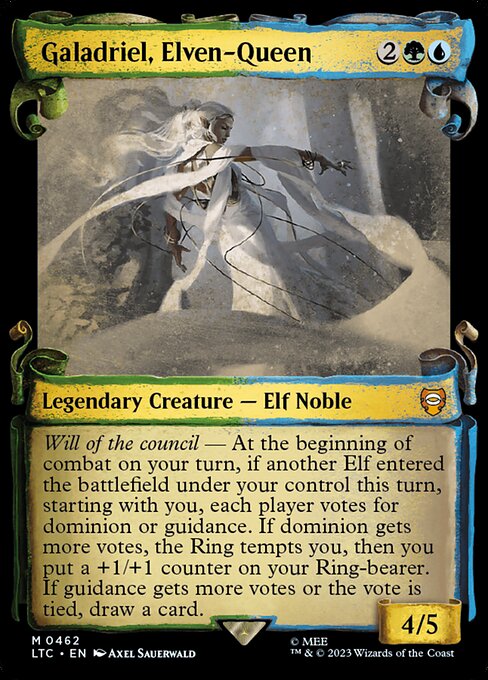 Carta Galadriel, reina de los elfos — Tales of Middle-earth Commander · LTC · #462