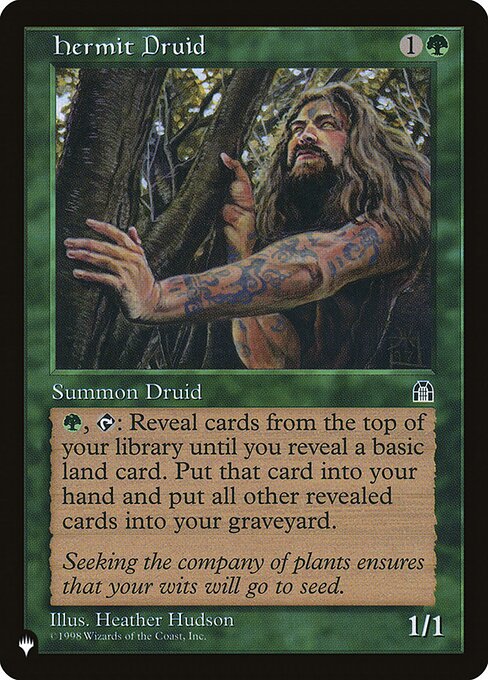 Druida ermitaño — The List