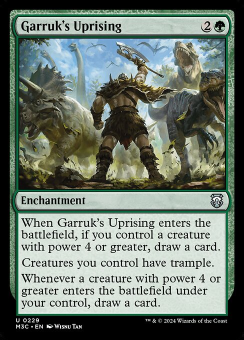 Carta Alzamiento de Garruk — Modern Horizons 3 Commander · M3C · #229