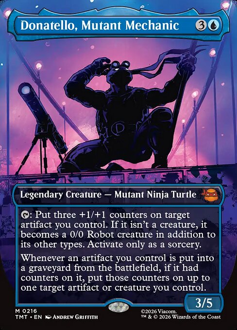 Carta Donatello, mecánico mutante — Teenage Mutant Ninja Turtles · TMT · #216