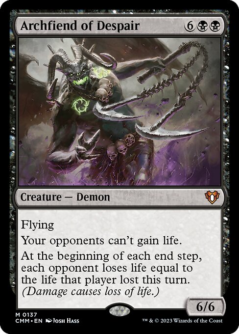 Archidemonio de la desesperación — Commander Masters