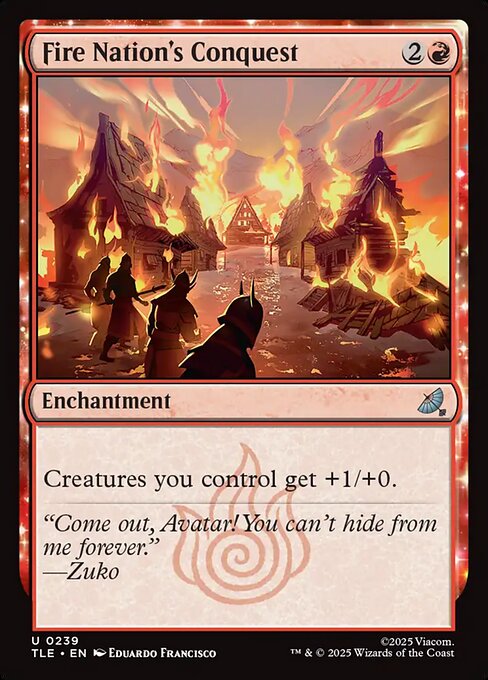 Carta Conquista de la Nación del Fuego — Avatar: The Last Airbender Eternal · TLE · #239