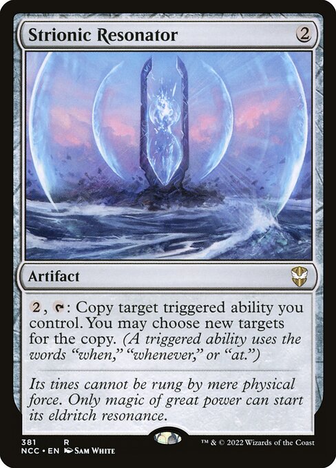 Resonador estriónico — New Capenna Commander