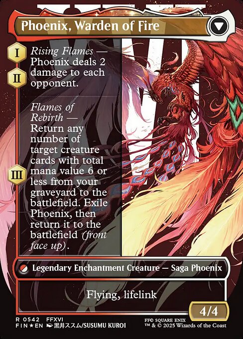 Joshua, Phoenix's Dominant // Phoenix, Warden of Fire (cara trasera)