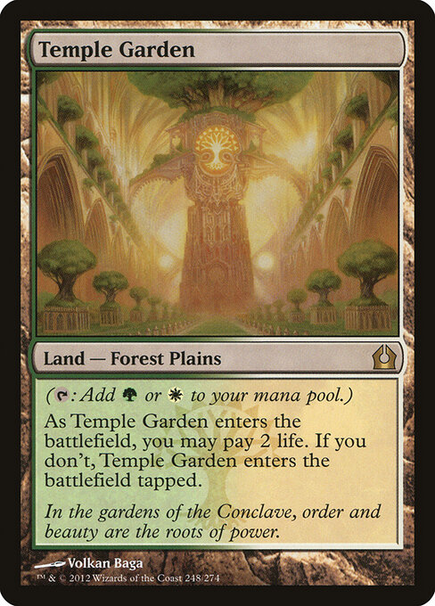Jardín del templo — Return to Ravnica