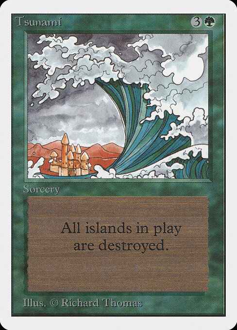 Carta Tsunami — Unlimited Edition · 2ED · #222