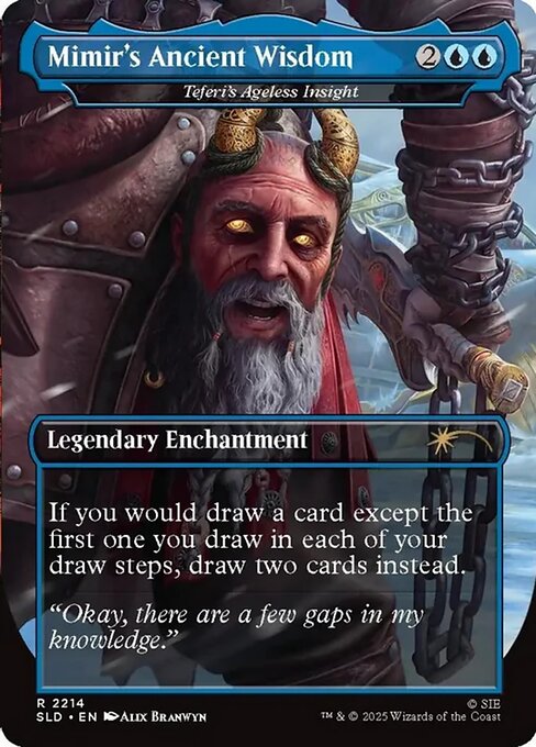Conocimiento atemporal de Teferi (cara trasera)