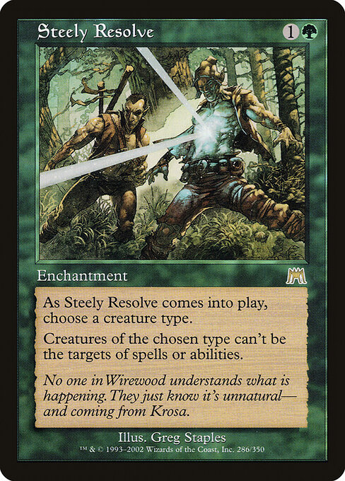 Carta Determinación férrea — Onslaught · ONS · #286