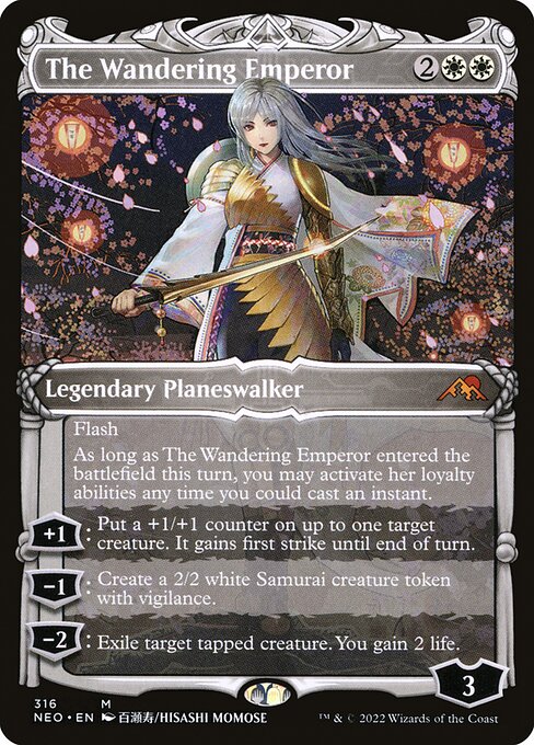 La emperatriz errante — Kamigawa: Neon Dynasty