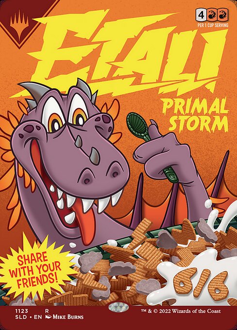 Etali, la Tempestad Primigenia (cara frontal)