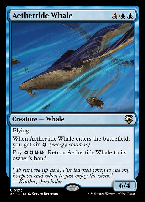 Carta Ballena de marea etérica — Modern Horizons 3 Commander · M3C · #175