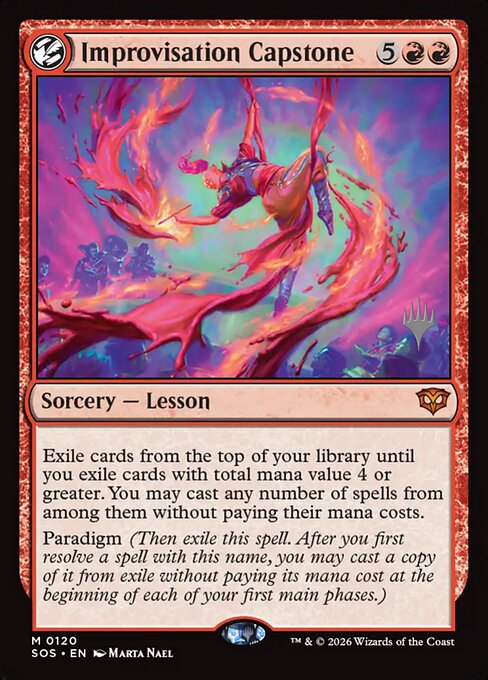 Cumbre de la improvisación — Secrets of Strixhaven Promos