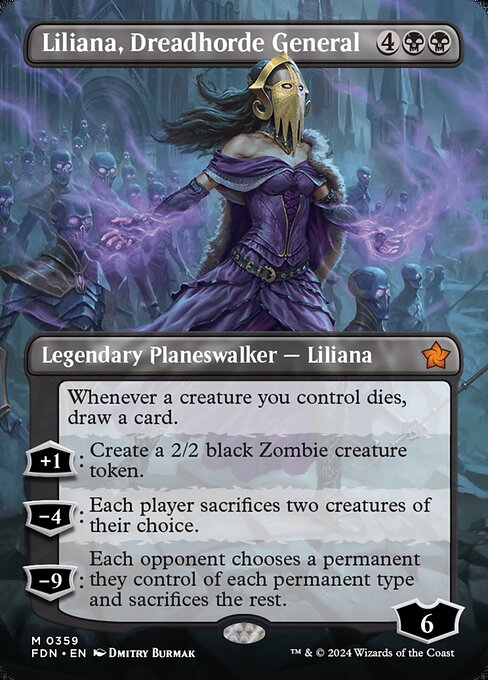 Carta Liliana, general de la Horda — Foundations · FDN · #359