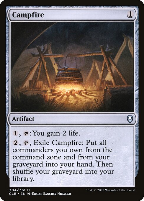 Carta Hoguera — Commander Legends: Battle for Baldur's Gate · CLB · #304