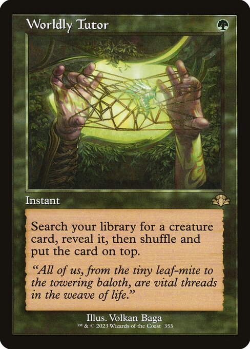 Tutor mundano — Dominaria Remastered